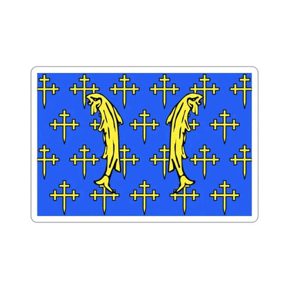 Flag of Meuse France 2 STICKER Vinyl Die-Cut Decal - The Sticker Space