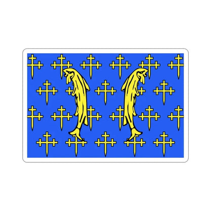 Flag of Meuse France 2 STICKER Vinyl Die-Cut Decal - The Sticker Space