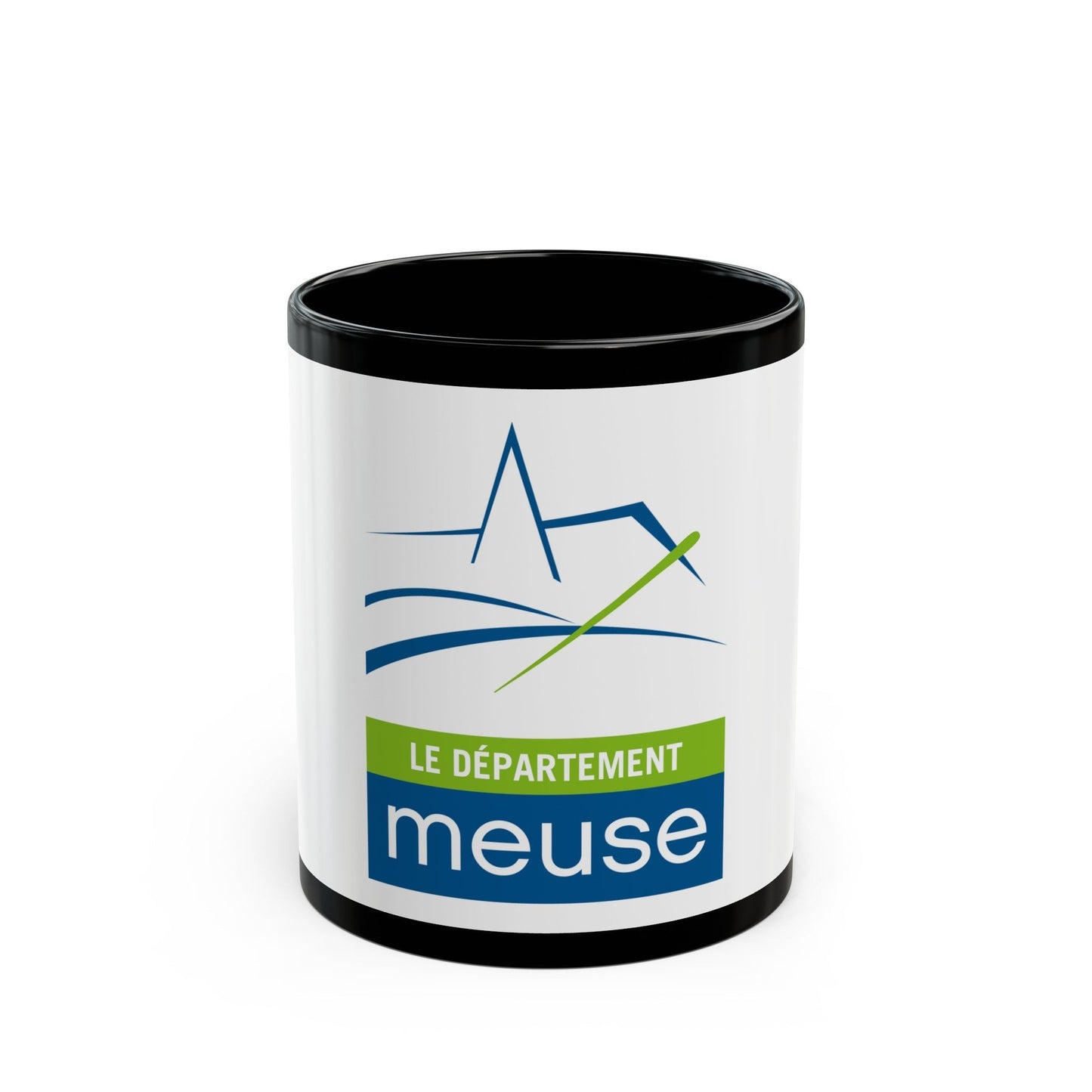 Flag of Meuse France - Black Coffee Mug-11oz-The Sticker Space