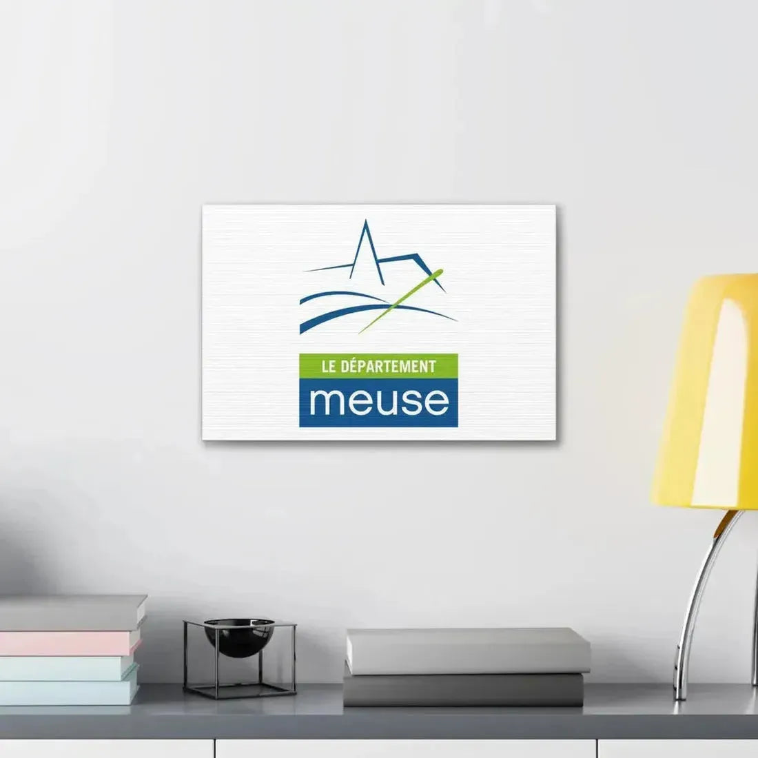 Flag of Meuse France - Canvas Wall Art - The Sticker Space