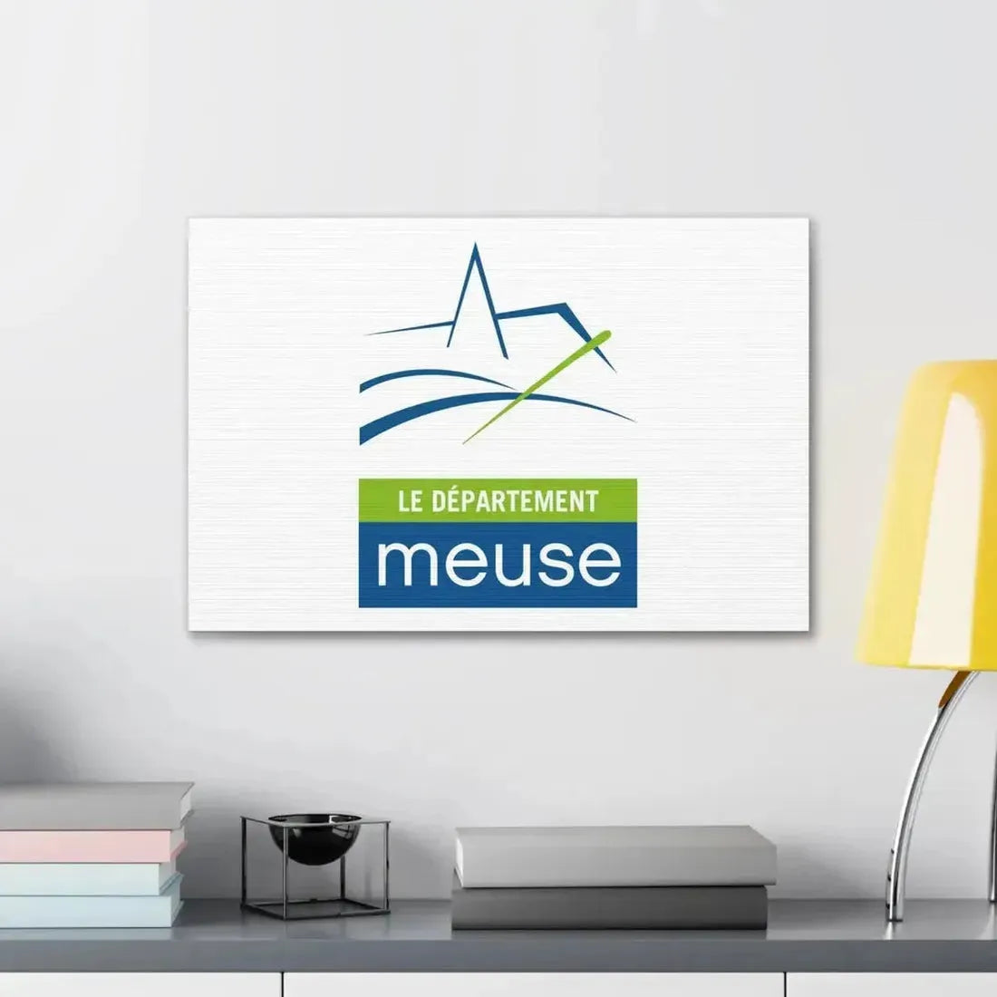Flag of Meuse France - Canvas Wall Art - The Sticker Space