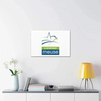 Flag of Meuse France - Canvas Wall Art - The Sticker Space