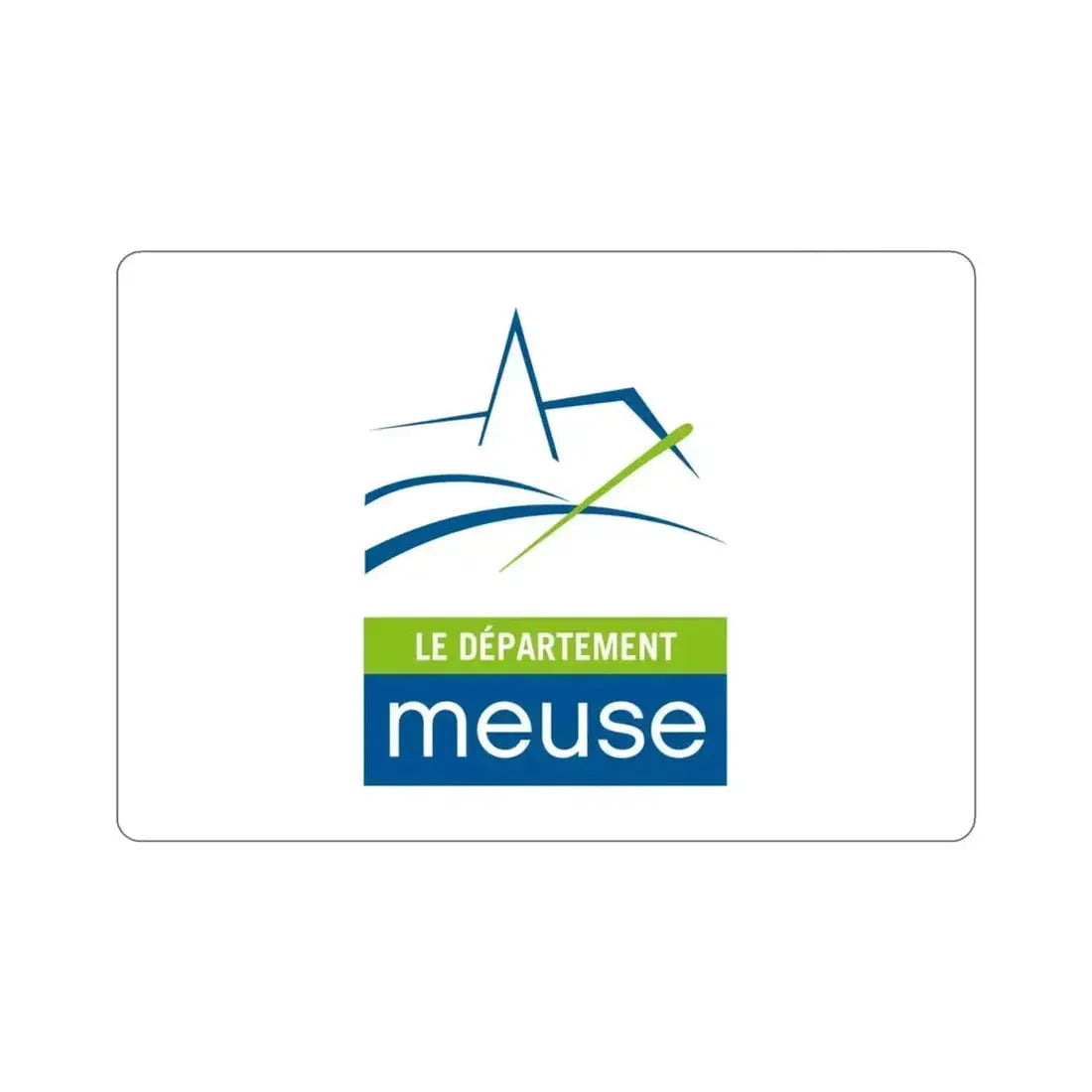 Flag of Meuse France STICKER Vinyl Die-Cut Decal 3 Inch - The Sticker Space