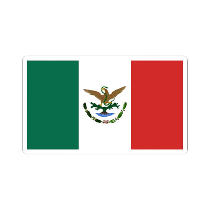Flag of Mexico 1893-1916 (Mexico) STICKER Vinyl Kiss-Cut Decal 4 Inch White - The Sticker Space