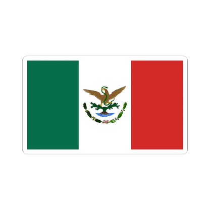 Flag of Mexico 1893-1916 (Mexico) STICKER Vinyl Kiss-Cut Decal 6 Inch White - The Sticker Space