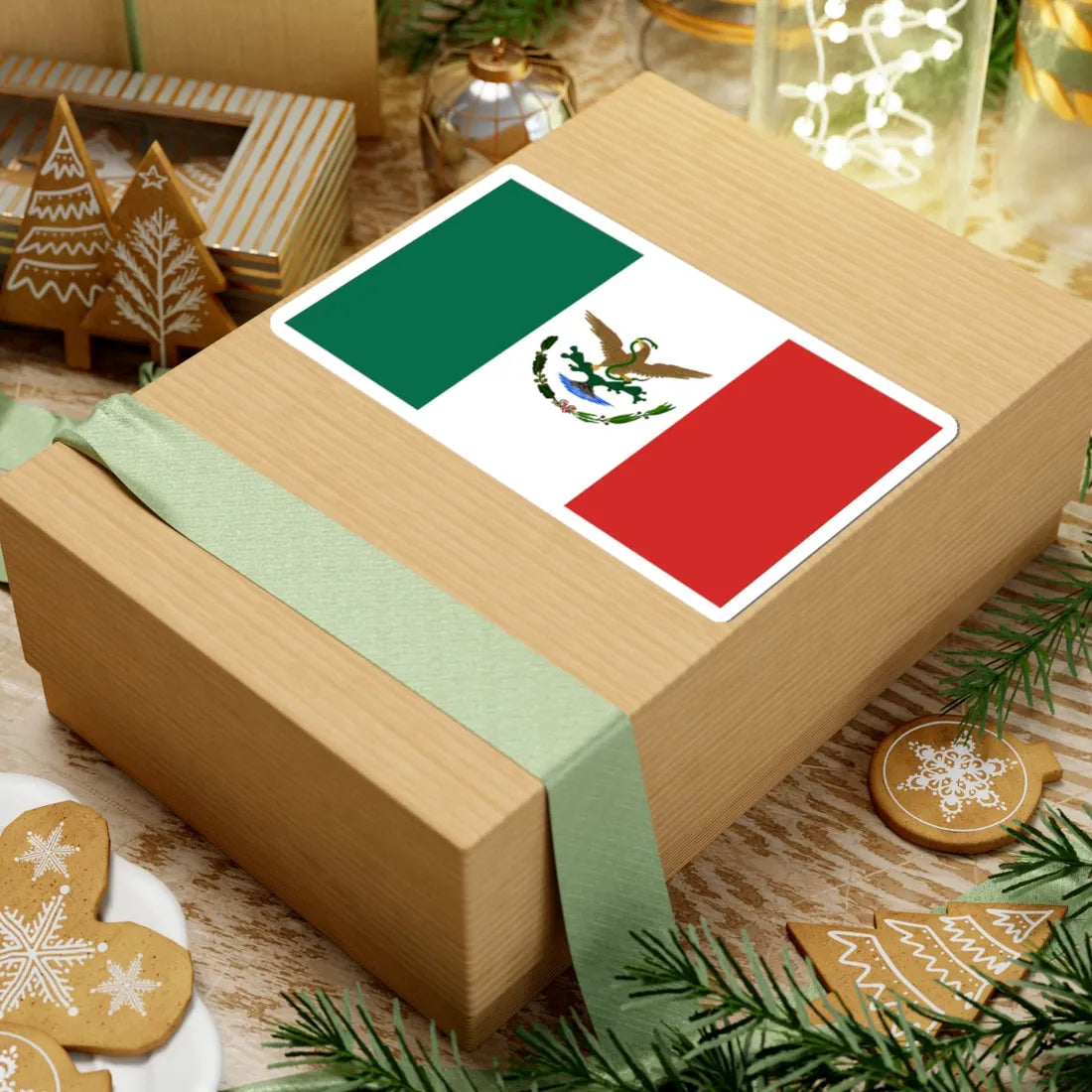 Flag of Mexico 1893-1916 (Mexico) STICKER Vinyl Kiss-Cut Decal - The Sticker Space