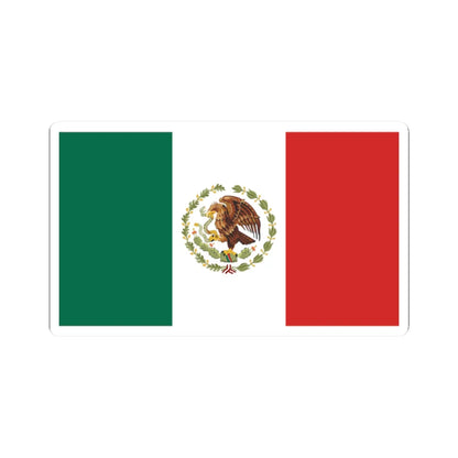 Flag of Mexico 1934-1968 (Mexico) STICKER Vinyl Kiss-Cut Decal 2 Inch White - The Sticker Space