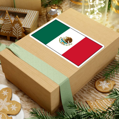 Flag of Mexico bordered (Mexico) STICKER Vinyl Kiss-Cut Decal - The Sticker Space