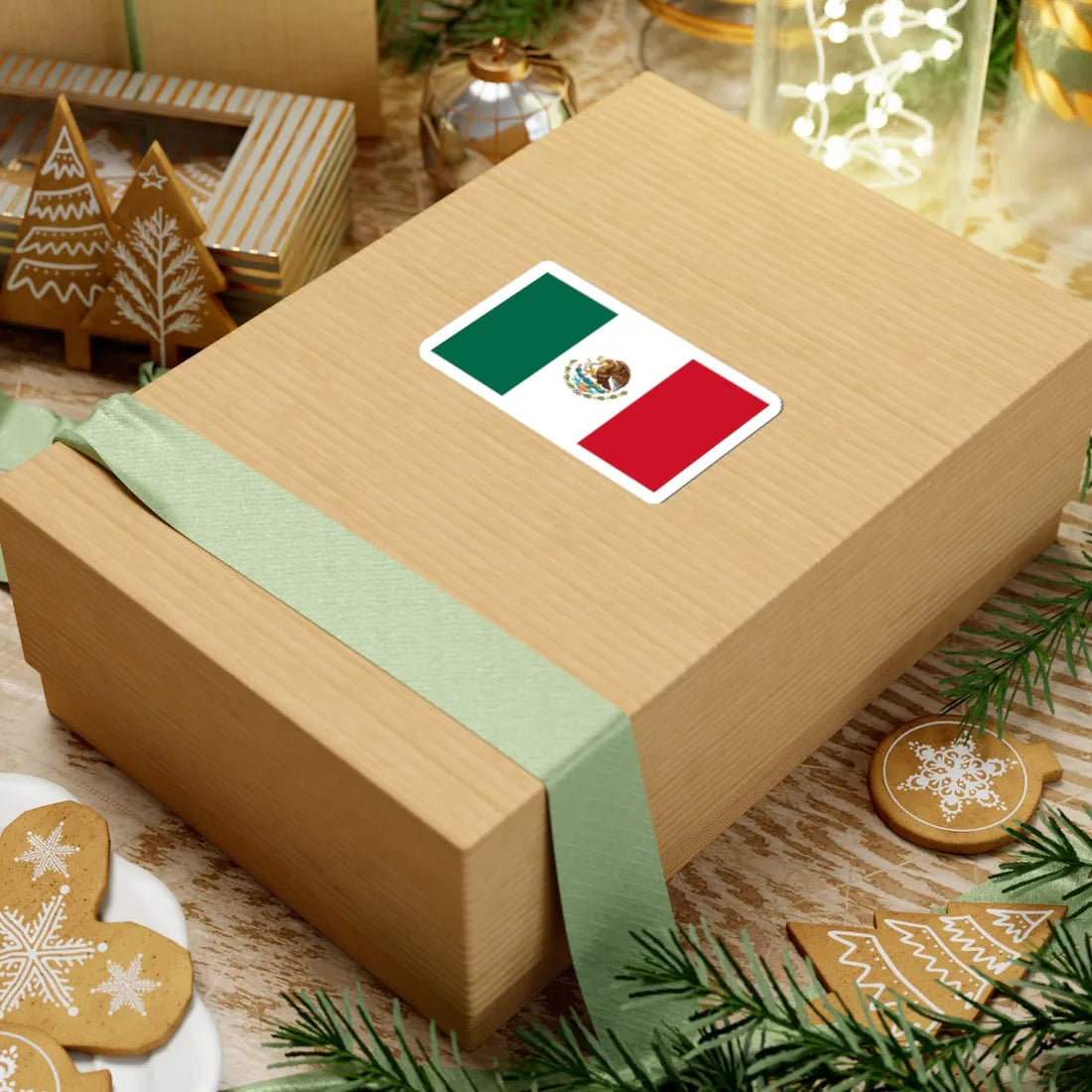 Flag of Mexico (Mexico) STICKER Vinyl Kiss-Cut Decal - The Sticker Space