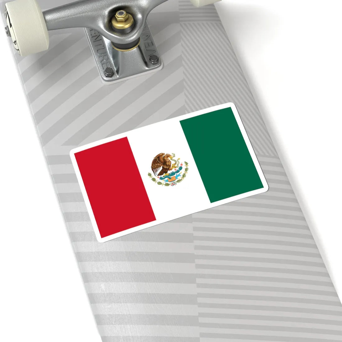 Flag of Mexico reverse (Mexico) STICKER Vinyl Kiss-Cut Decal - The Sticker Space