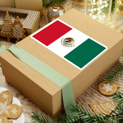 Flag of Mexico reverse (Mexico) STICKER Vinyl Kiss-Cut Decal - The Sticker Space