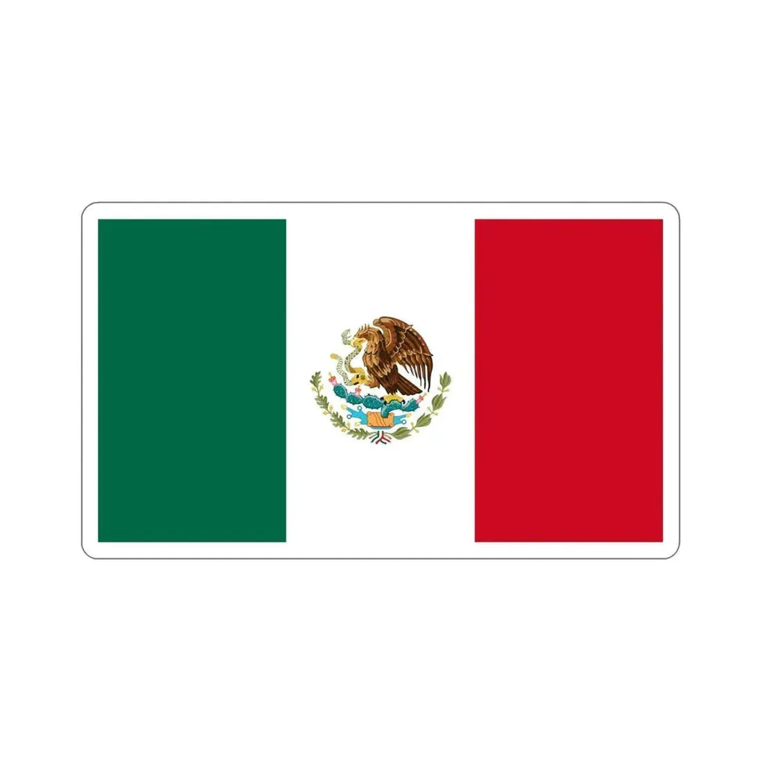 Flag of Mexico STICKER Vinyl Die-Cut Decal - The Sticker Space