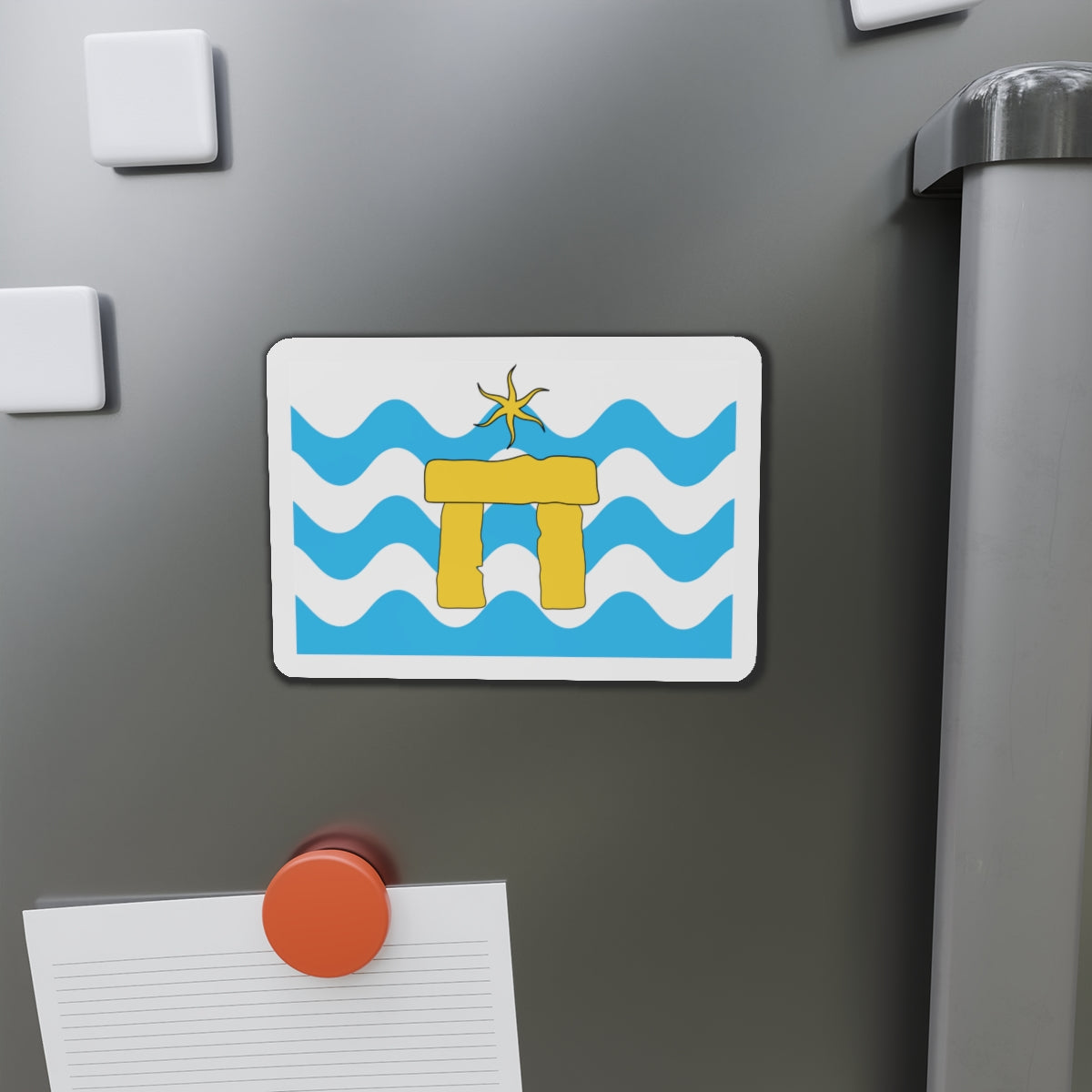 Flag of Mġarr Malta - Die-Cut Magnet-The Sticker Space