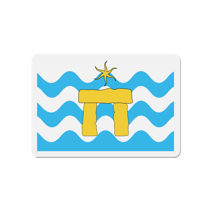 Flag of Mġarr Malta - Die-Cut Magnet-4" x 4"-The Sticker Space