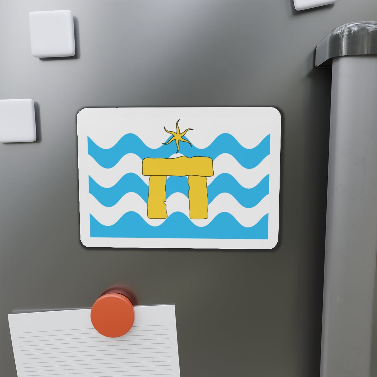 Flag of Mġarr Malta - Die-Cut Magnet-The Sticker Space