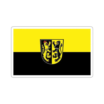 Flag of Mühldorf Germany STICKER Vinyl Die-Cut Decal 5 Inch - The Sticker Space