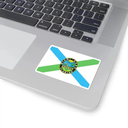 Flag of Miami-Dade County Florida (United States) STICKER Vinyl Kiss-Cut Decal - The Sticker Space