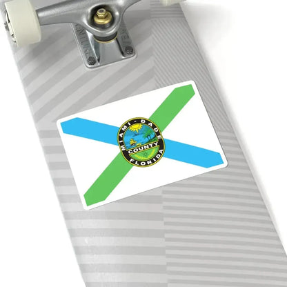 Flag of Miami-Dade County Florida (United States) STICKER Vinyl Kiss-Cut Decal - The Sticker Space