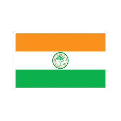 Flag of Miami Florida (United States) STICKER Vinyl Kiss-Cut Decal 3 Inch White - The Sticker Space