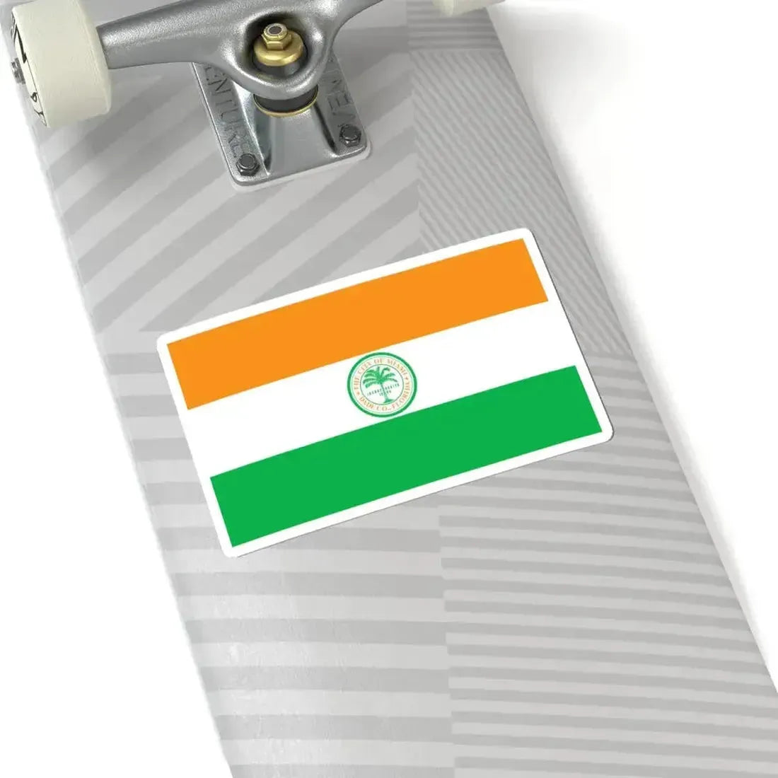 Flag of Miami Florida (United States) STICKER Vinyl Kiss-Cut Decal - The Sticker Space