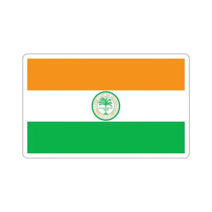 Flag of Miami Florida USA STICKER Vinyl Die-Cut Decal 4 Inch - The Sticker Space