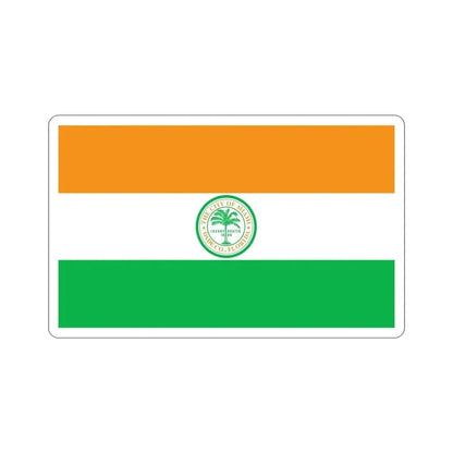 Flag of Miami Florida USA STICKER Vinyl Die-Cut Decal 5 Inch - The Sticker Space