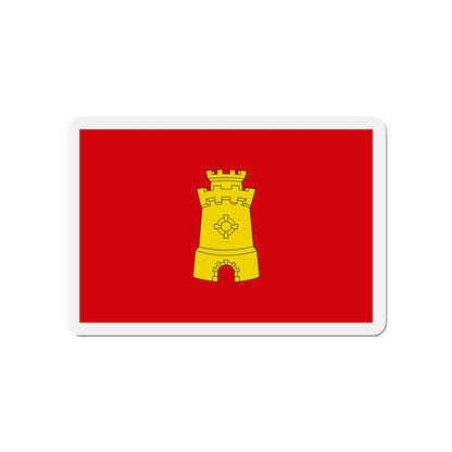 Flag of Middelburg the capital of the province of Zeeland Netherlands - Die-Cut Magnet-4" x 4"-The Sticker Space