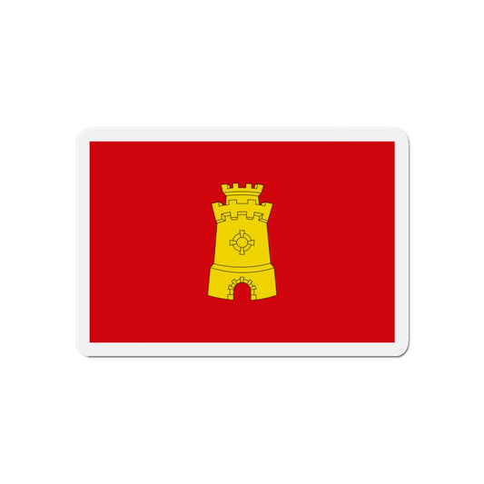 Flag of Middelburg the capital of the province of Zeeland Netherlands - Die-Cut Magnet-6 × 6"-The Sticker Space