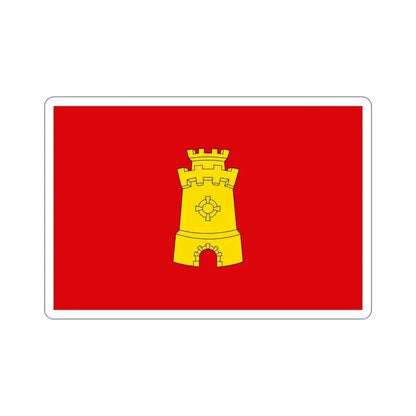 Flag of Middelburg the capital of the province of Zeeland Netherlands STICKER Vinyl Die-Cut Decal 4 Inch - The Sticker Space