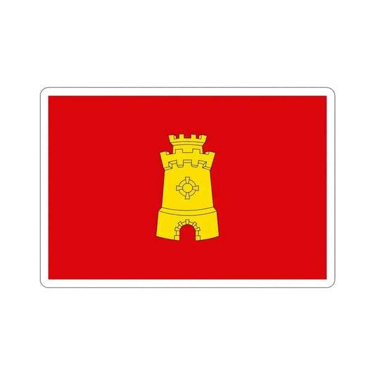 Flag of Middelburg the capital of the province of Zeeland Netherlands STICKER Vinyl Die-Cut Decal 6 Inch - The Sticker Space