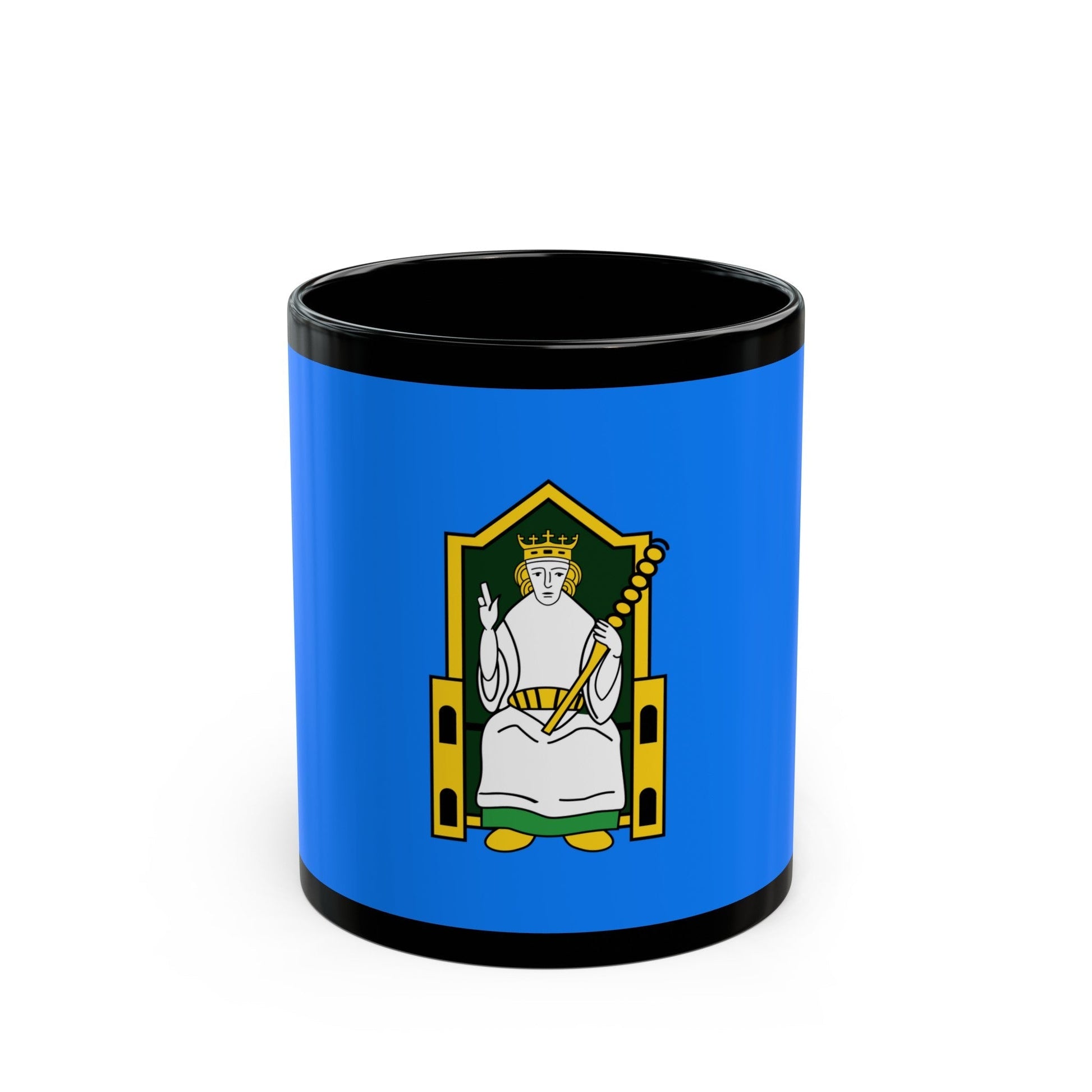 Flag of Mide Ireland - Black Coffee Mug-11oz-The Sticker Space