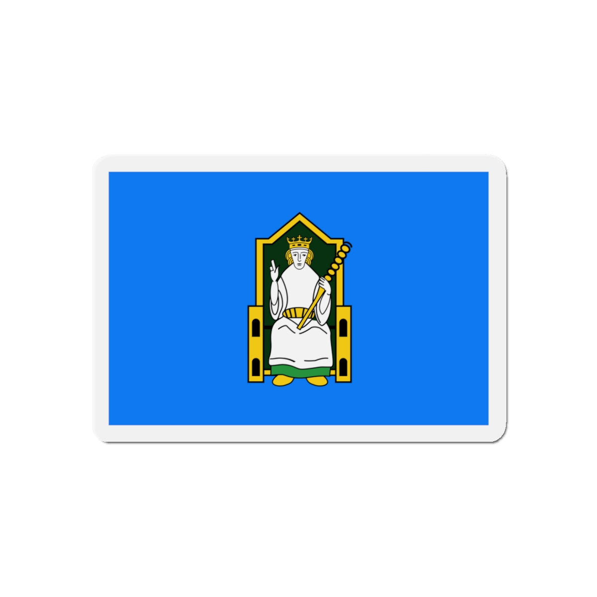 Flag of Mide Ireland - Die-Cut Magnet-5" x 5"-The Sticker Space