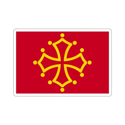 Flag of Midi Pyrénées France STICKER Vinyl Die-Cut Decal 4 Inch - The Sticker Space