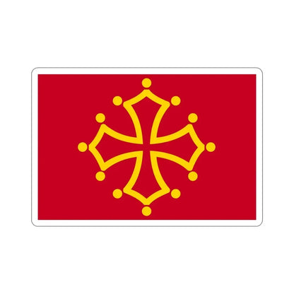 Flag of Midi Pyrénées France STICKER Vinyl Die-Cut Decal 6 Inch - The Sticker Space