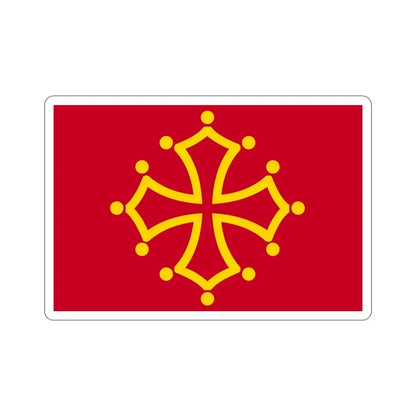 Flag of Midi Pyrénées France STICKER Vinyl Die-Cut Decal 6 Inch - The Sticker Space