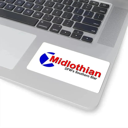 Flag of Midlothian Texas (United States) STICKER Vinyl Kiss-Cut Decal - The Sticker Space