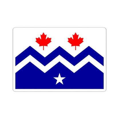 Flag of Midway British Columbia (Canada) STICKER Vinyl Kiss-Cut Decal 2 Inch White - The Sticker Space