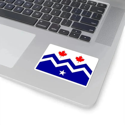 Flag of Midway British Columbia (Canada) STICKER Vinyl Kiss-Cut Decal - The Sticker Space