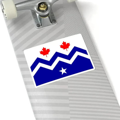 Flag of Midway British Columbia (Canada) STICKER Vinyl Kiss-Cut Decal - The Sticker Space