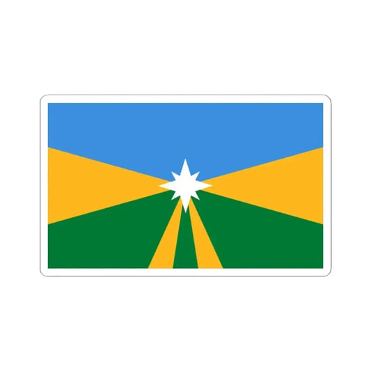 Flag of Midway Kentucky (United States) STICKER Vinyl Kiss-Cut Decal 2 Inch White - The Sticker Space