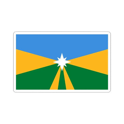 Flag of Midway Kentucky (United States) STICKER Vinyl Kiss-Cut Decal 3 Inch White - The Sticker Space