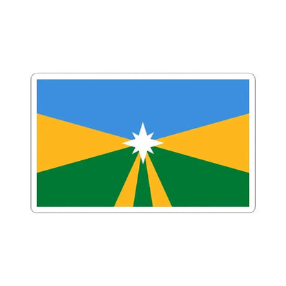 Flag of Midway Kentucky (United States) STICKER Vinyl Kiss-Cut Decal 4 Inch White - The Sticker Space