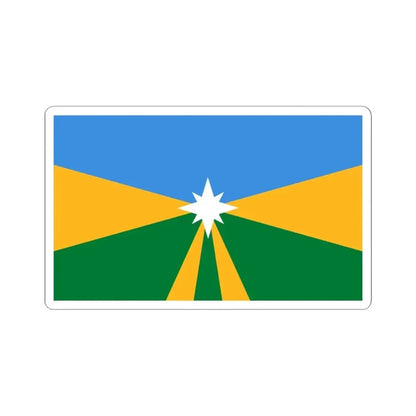 Flag of Midway Kentucky (United States) STICKER Vinyl Kiss-Cut Decal 6 Inch White - The Sticker Space