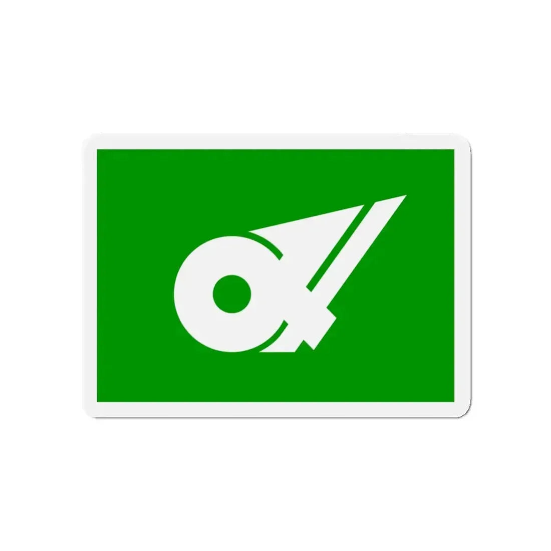 Flag of Mie Prefecture Japan - Refrigerator Magnet 4 Inch - The Sticker Space