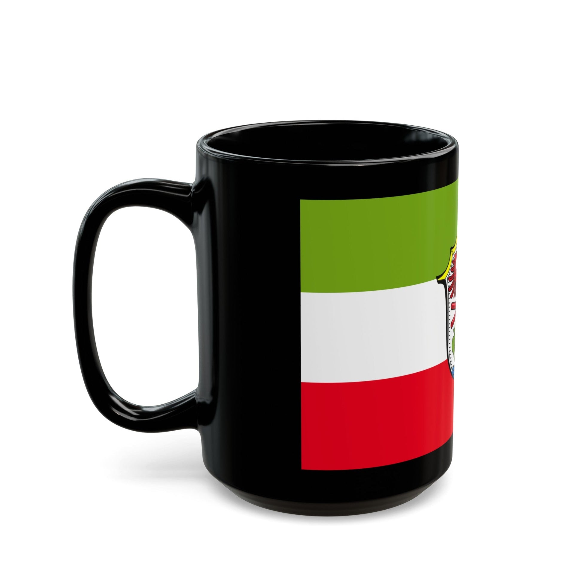 Flag of Miesbach Germany - Black Coffee Mug-The Sticker Space