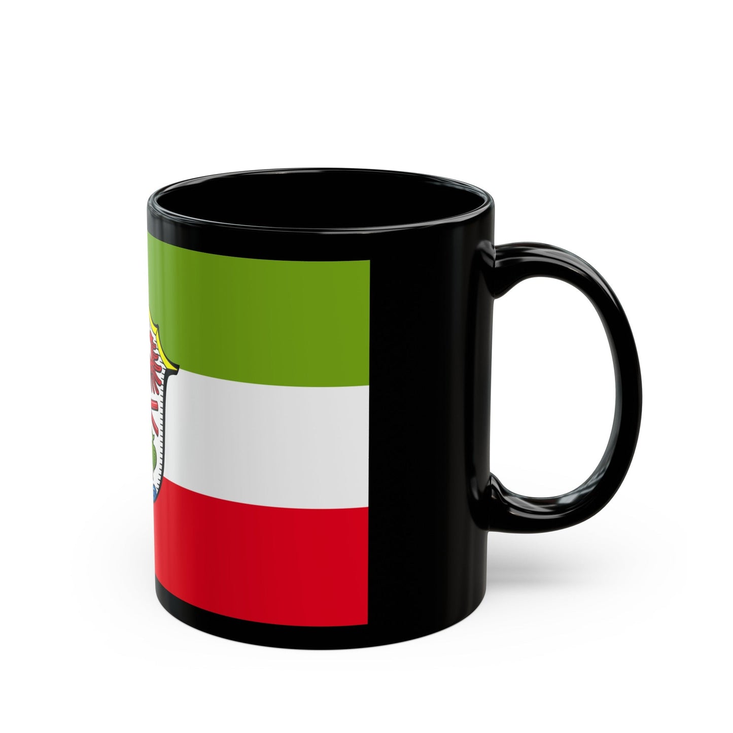 Flag of Miesbach Germany - Black Coffee Mug-The Sticker Space