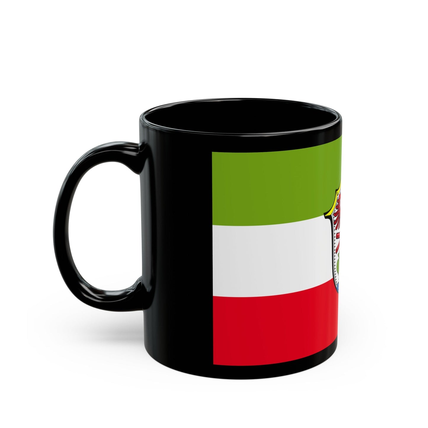 Flag of Miesbach Germany - Black Coffee Mug-The Sticker Space