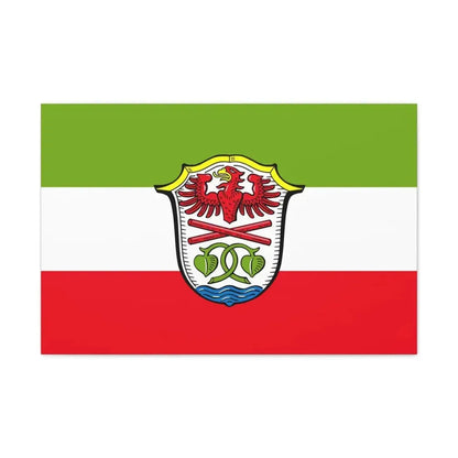 Flag of Miesbach Germany - Canvas Wall Art 30" x 20" 1.25" - The Sticker Space