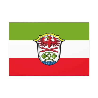 Flag of Miesbach Germany - Canvas Wall Art 36" x 24" 1.25" - The Sticker Space