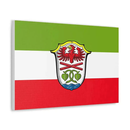 Flag of Miesbach Germany - Canvas Wall Art - The Sticker Space